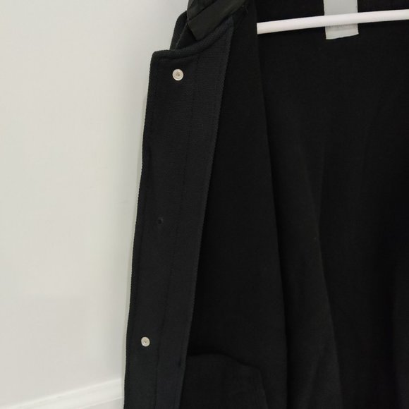 NWoT DEFECT Bench Hooded Button Up Fall City Coat Black Size L $80 BB318 - Picture 4 of 5